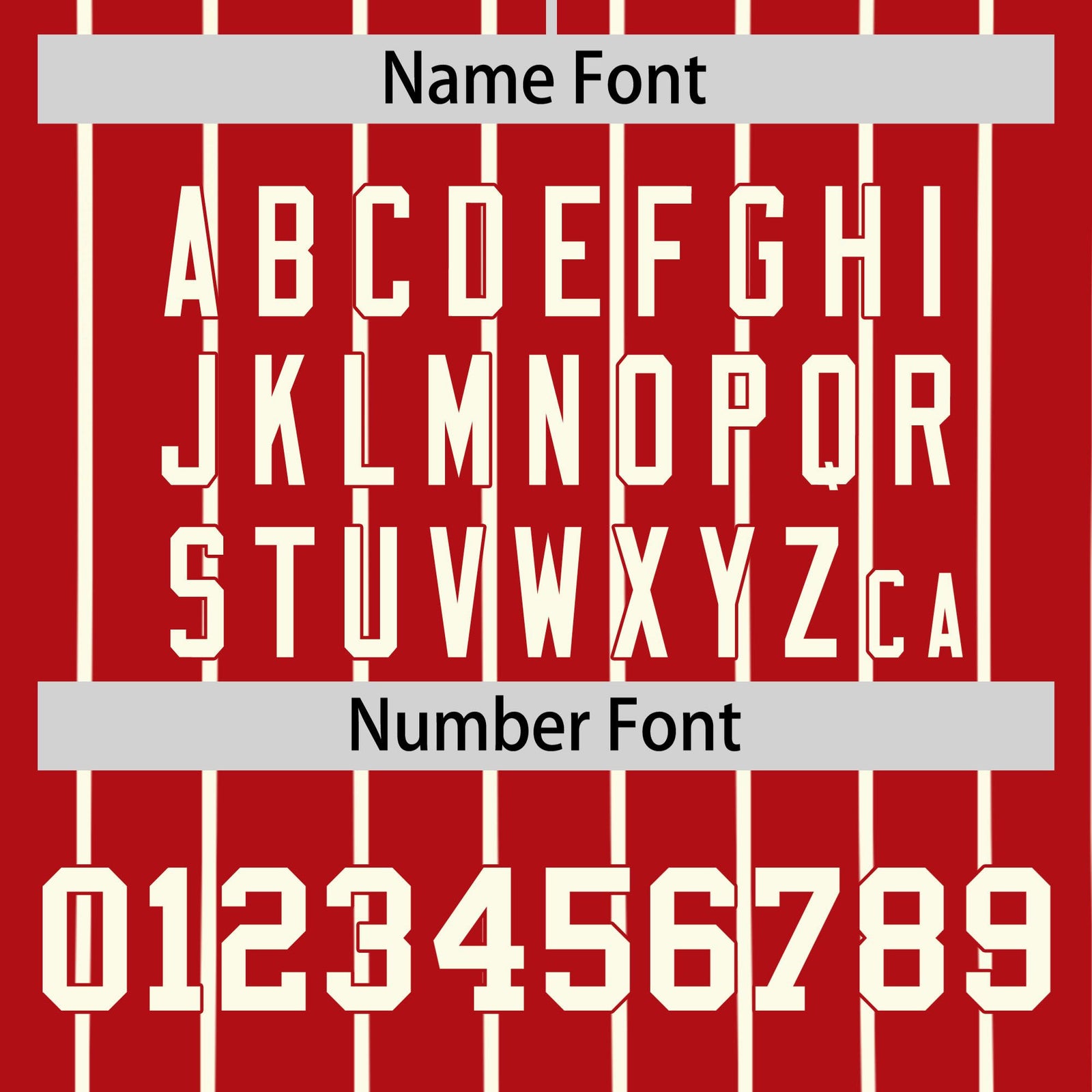 Custom Red Cream Pinstripe Cream-Red Authentic Baseball Jersey