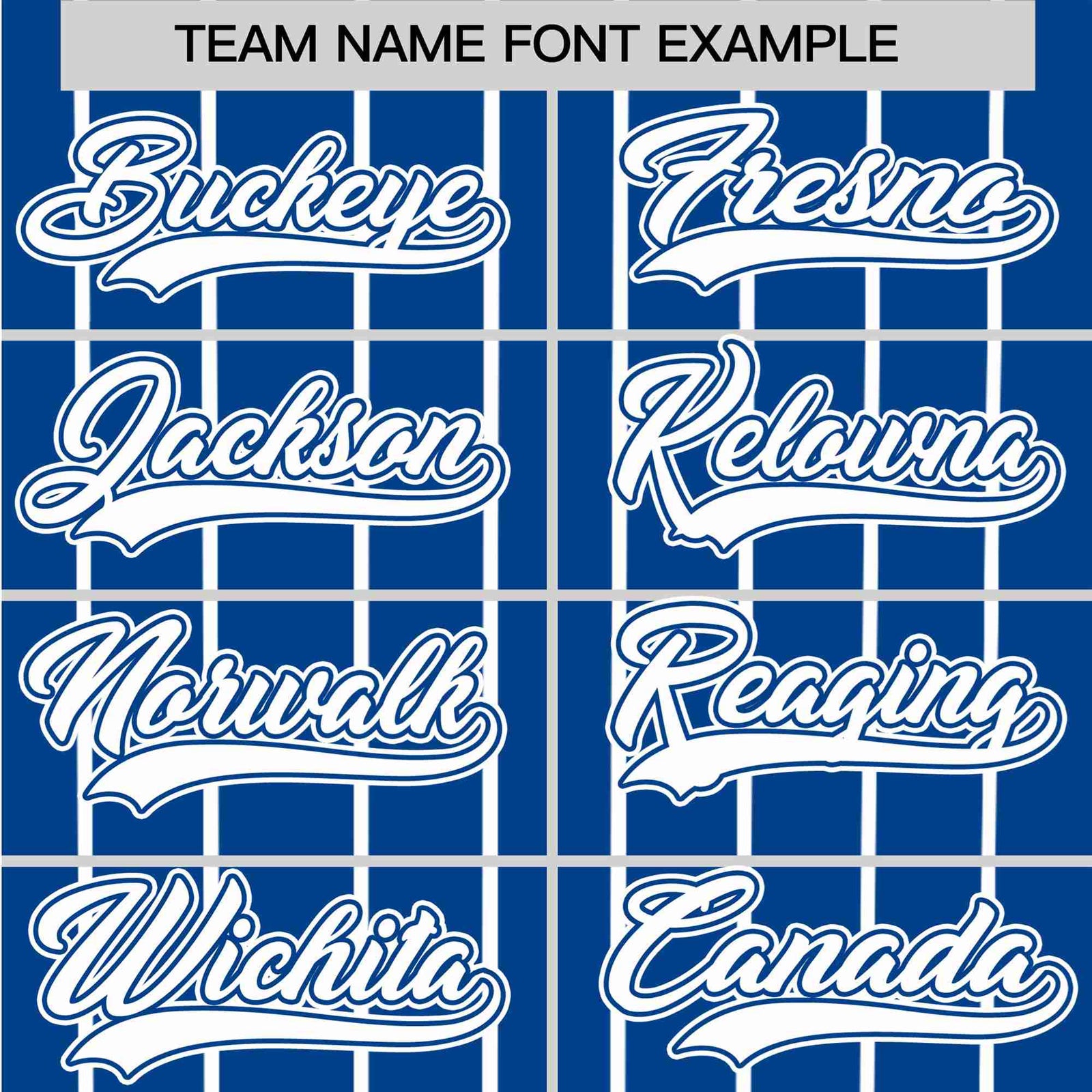 Custom Blue White Pinstripe White-Blue Authentic Baseball Jersey