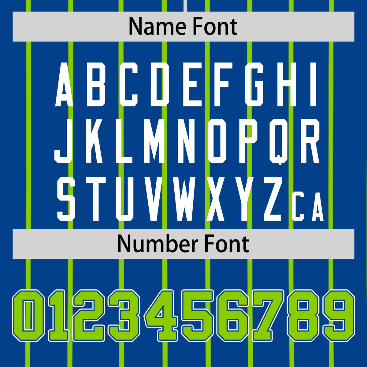 Custom Navy Neon-Green Pinstripe Neon-Green White Authentic Baseball Jersey