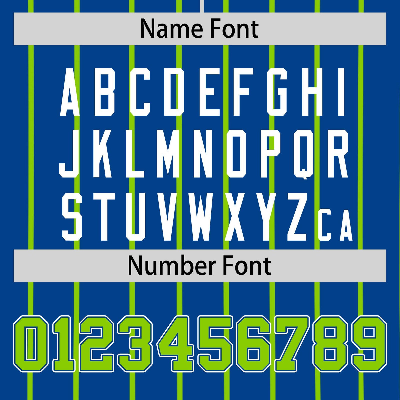 Custom Navy Neon-Green Pinstripe Neon-Green White Authentic Baseball Jersey