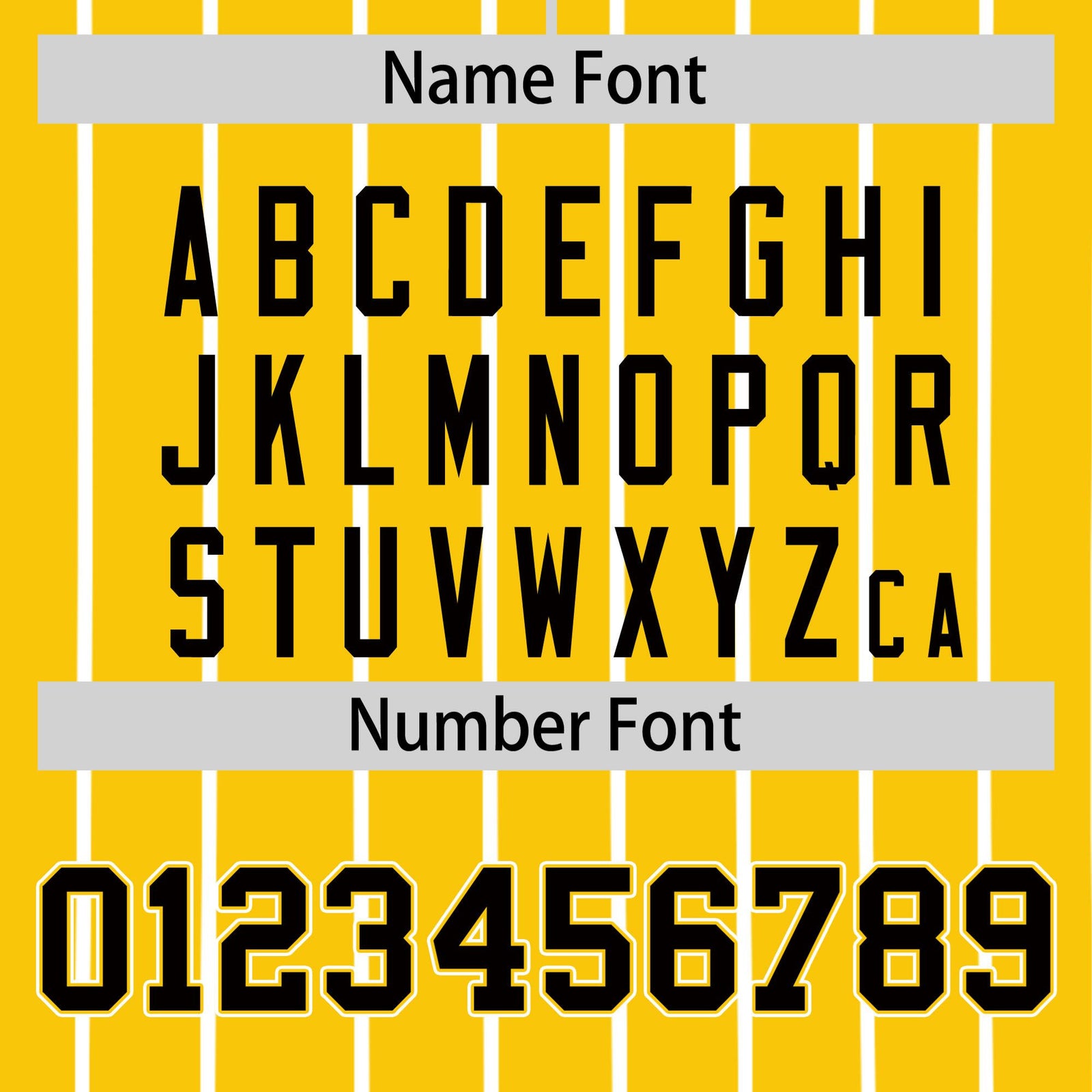 Custom Yellow White Pinstripe Black-White Authentic Baseball Jersey