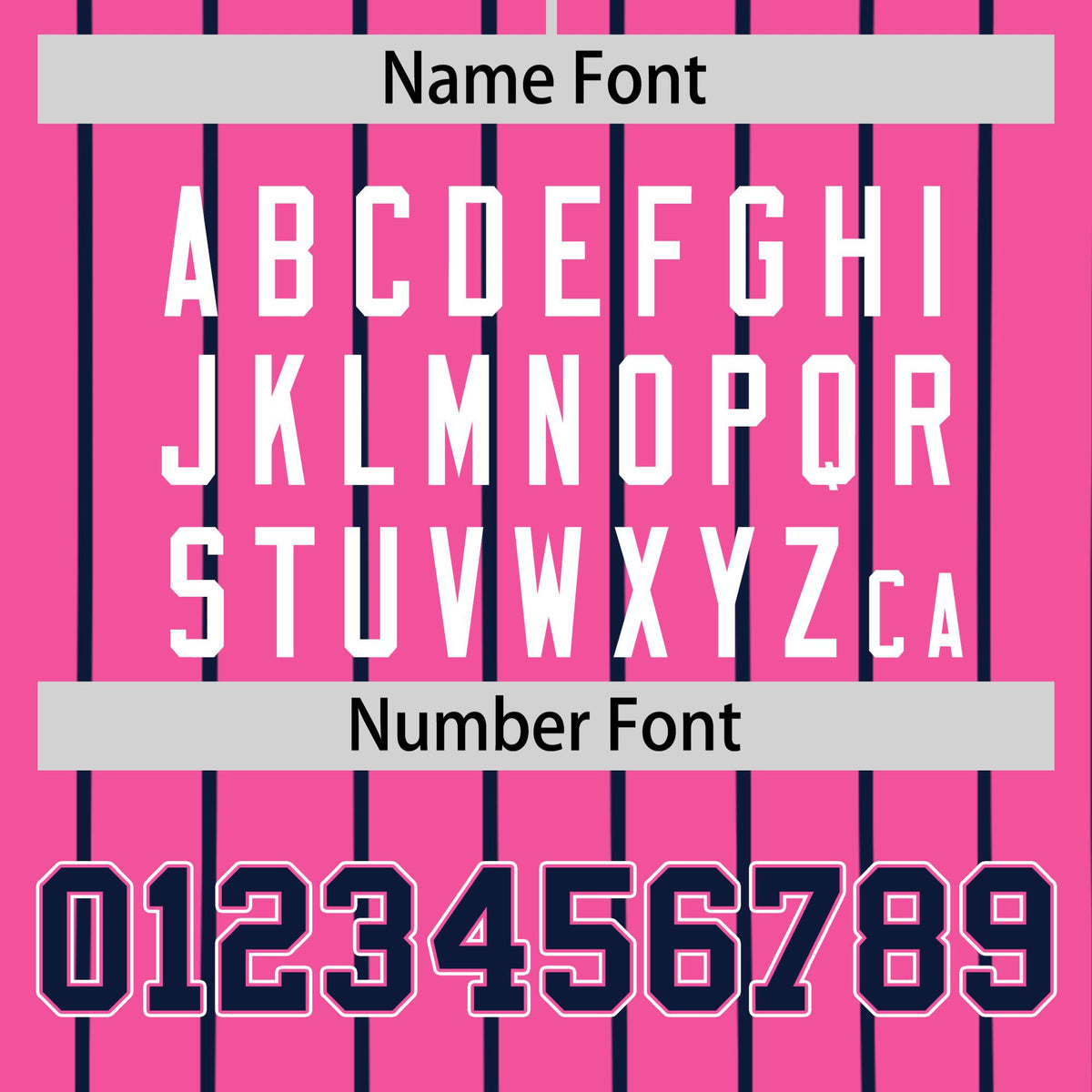 Custom Pink Blue Pinstripe Blue-White Authentic Baseball Jersey