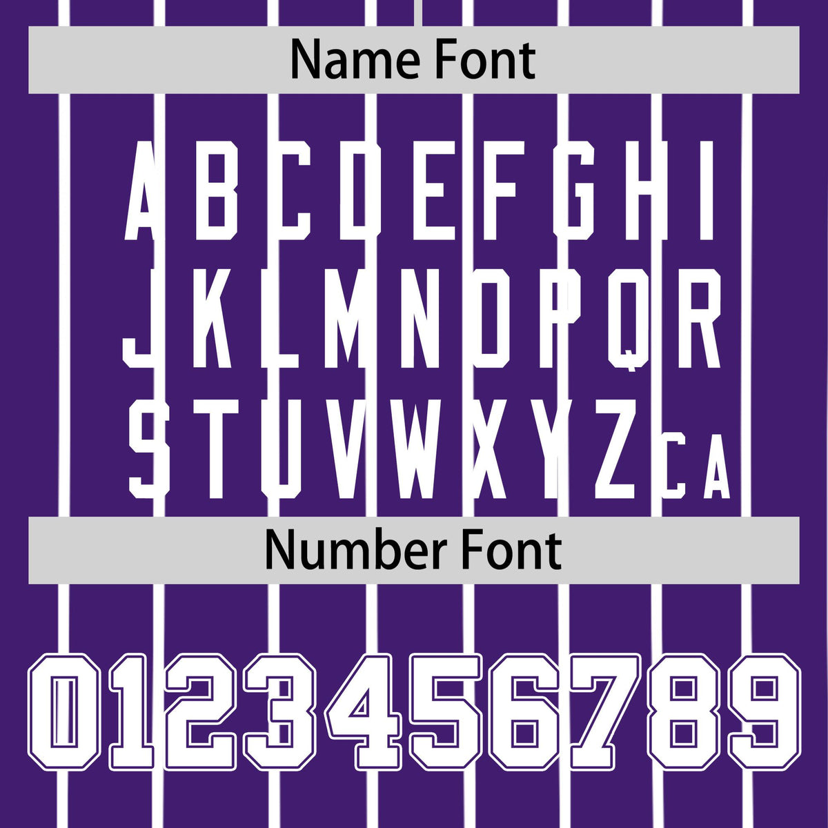 Custom Purple White Pinstripe White-Purple Authentic Baseball Jersey