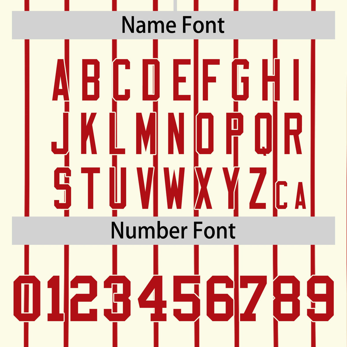 Custom Cream Red Pinstripe Red-White Authentic Baseball Jersey