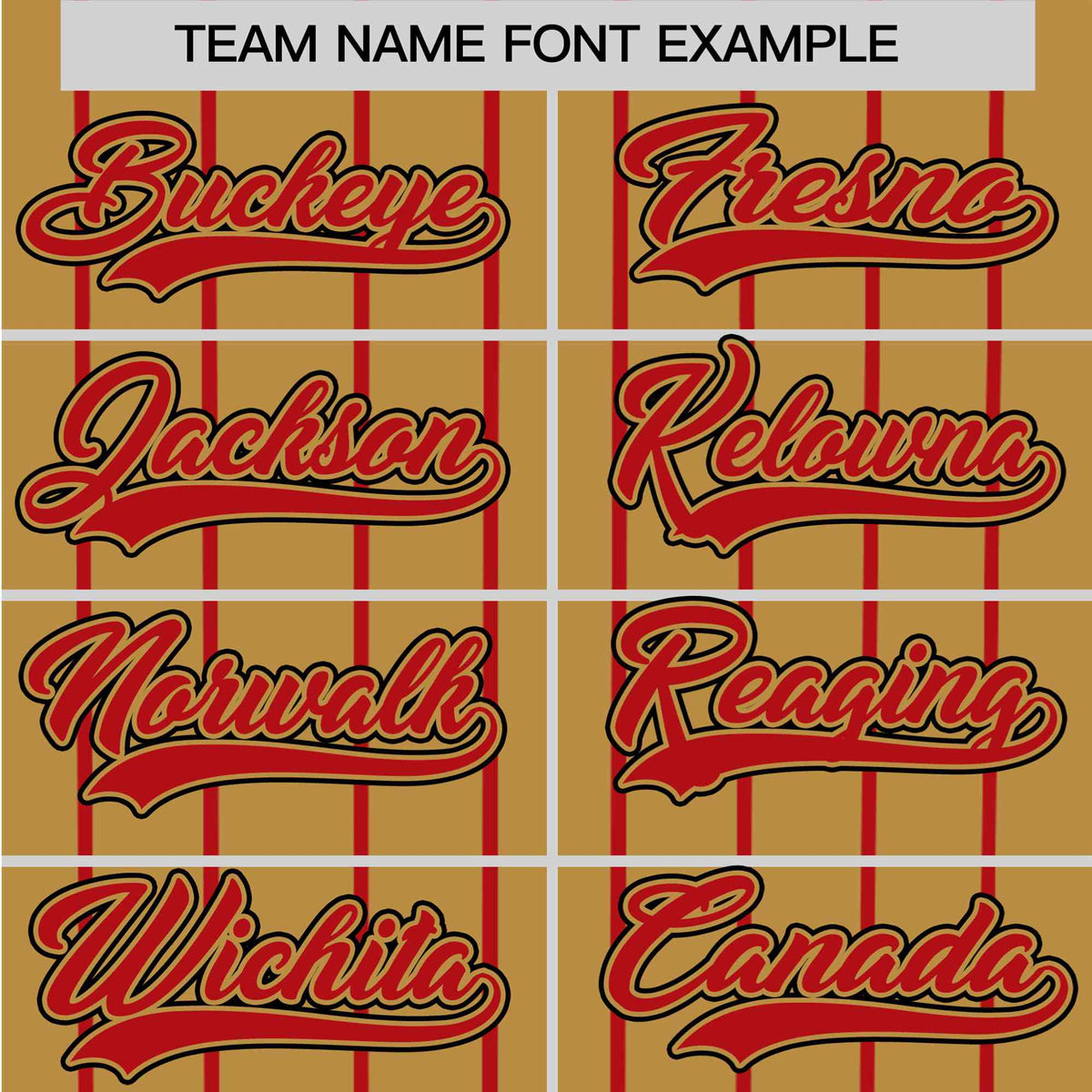 Custom Brwon Red Pinstripe Red-Black Authentic Baseball Jersey