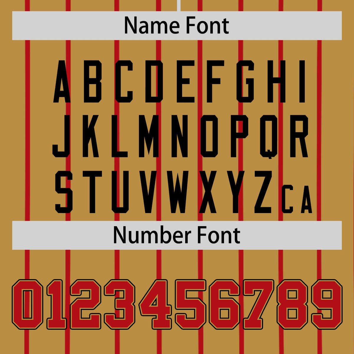 Custom Brwon Red Pinstripe Red-Black Authentic Baseball Jersey