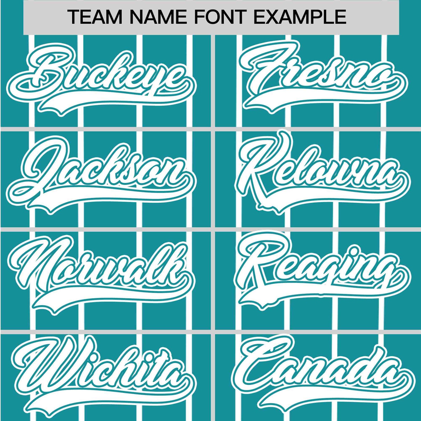 Custom Aqua White Pinstripe White-Aqua Authentic Baseball Jersey