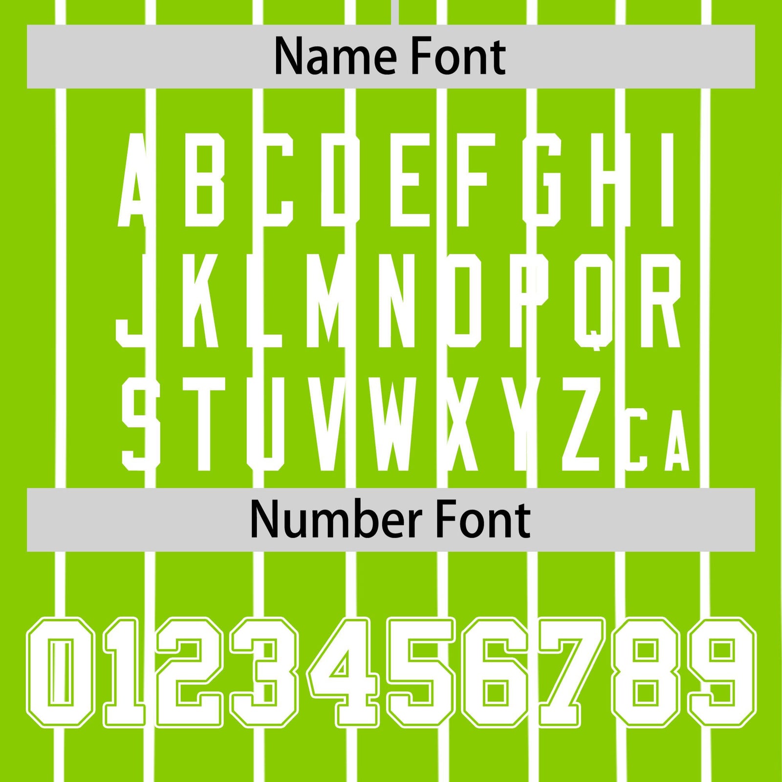 Custom Neon Green White Pinstripe White Neon-Green Authentic Baseball Jersey