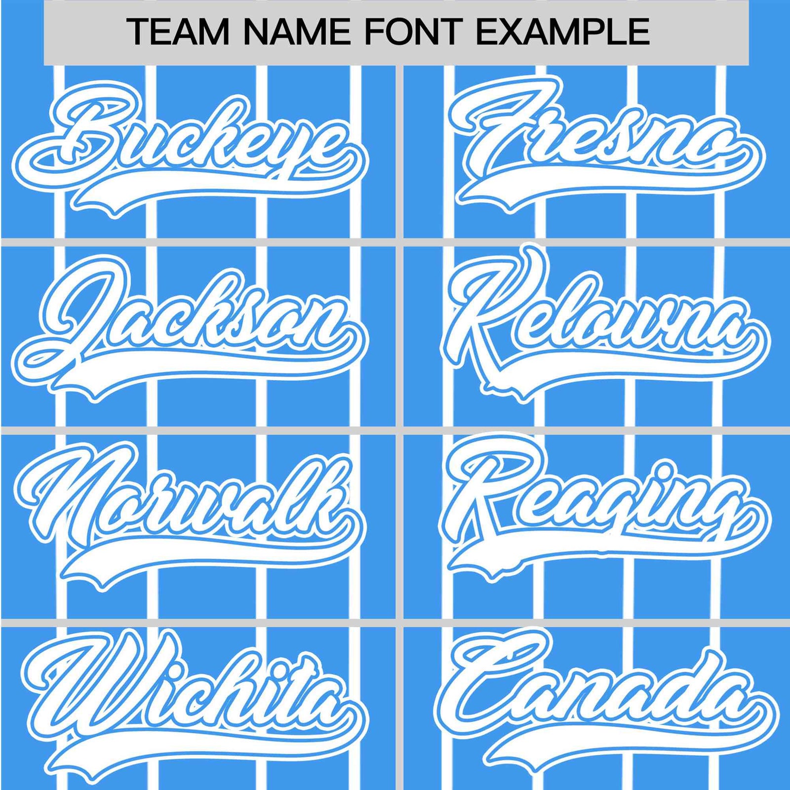 Custom Sky Blue White Pinstripe White Sky-Blue Authentic Baseball Jersey