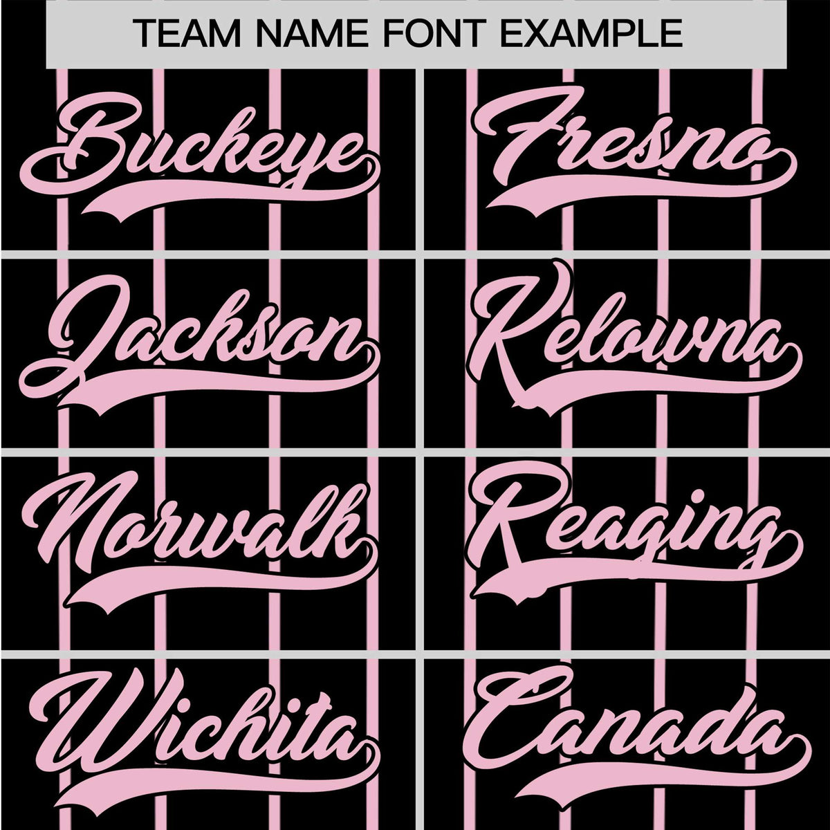 Custom Black Pink Pinstripe Pink-White Authentic Baseball Jersey