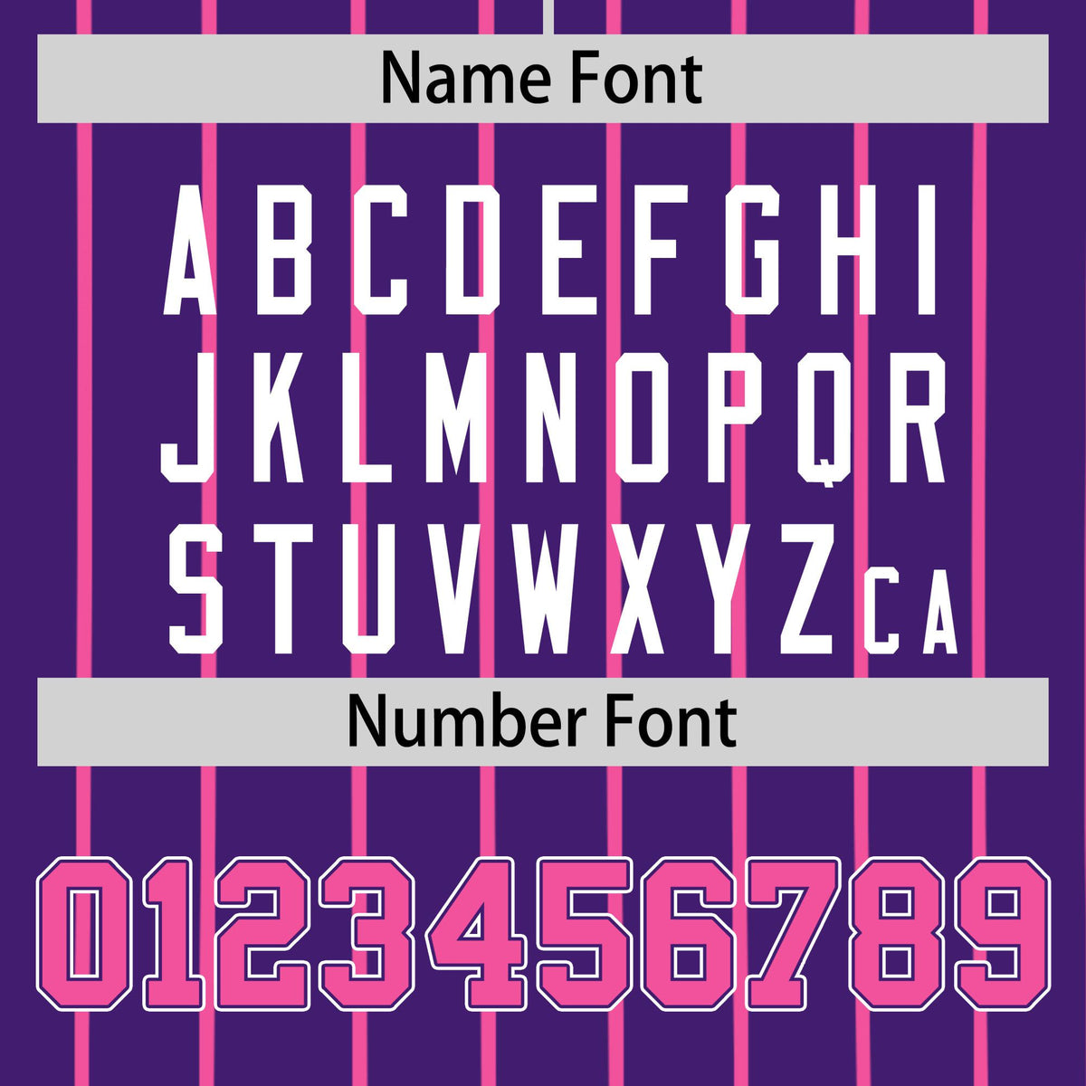 Custom Purple Pink Pinstripe Pink-White Authentic Baseball Jersey