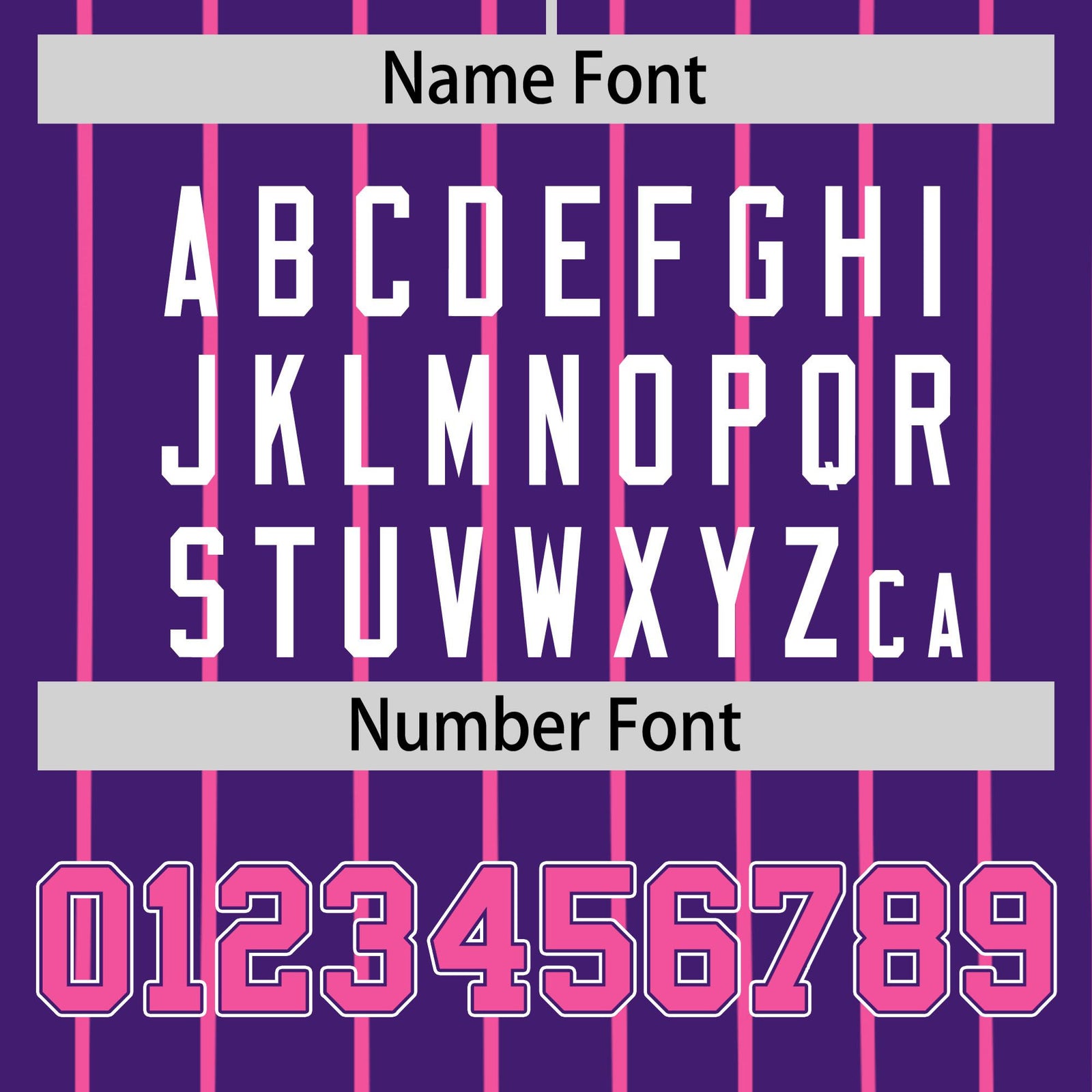 Custom Purple Pink Pinstripe Pink-White Authentic Baseball Jersey