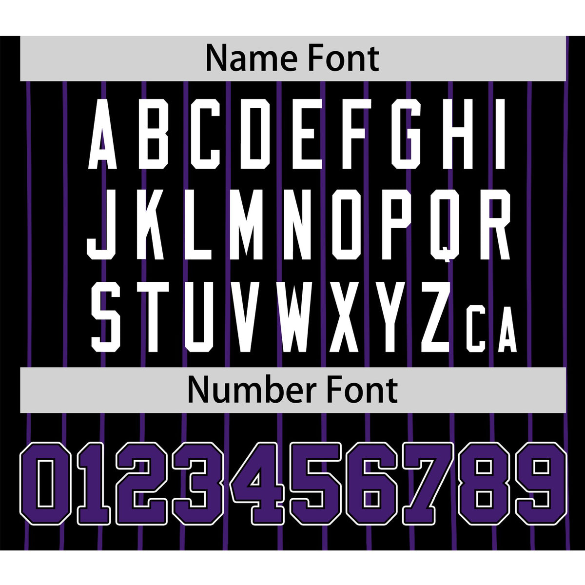 Custom Black Purple Pinstripe Purple-White Authentic Baseball Jersey