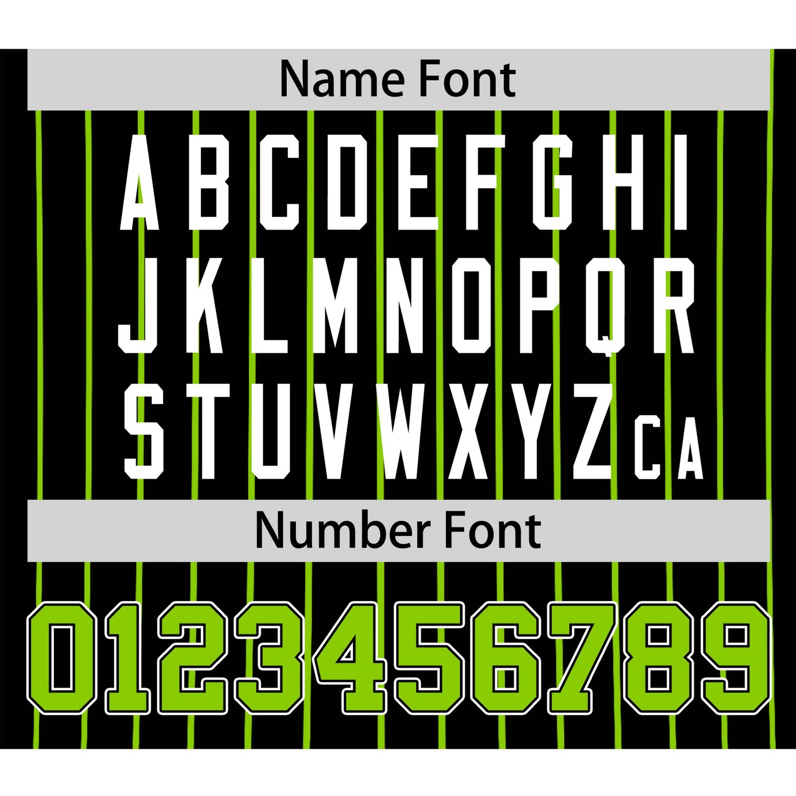 Custom Black Neon-Green Pinstripe Neon-Green White Authentic Baseball Jersey