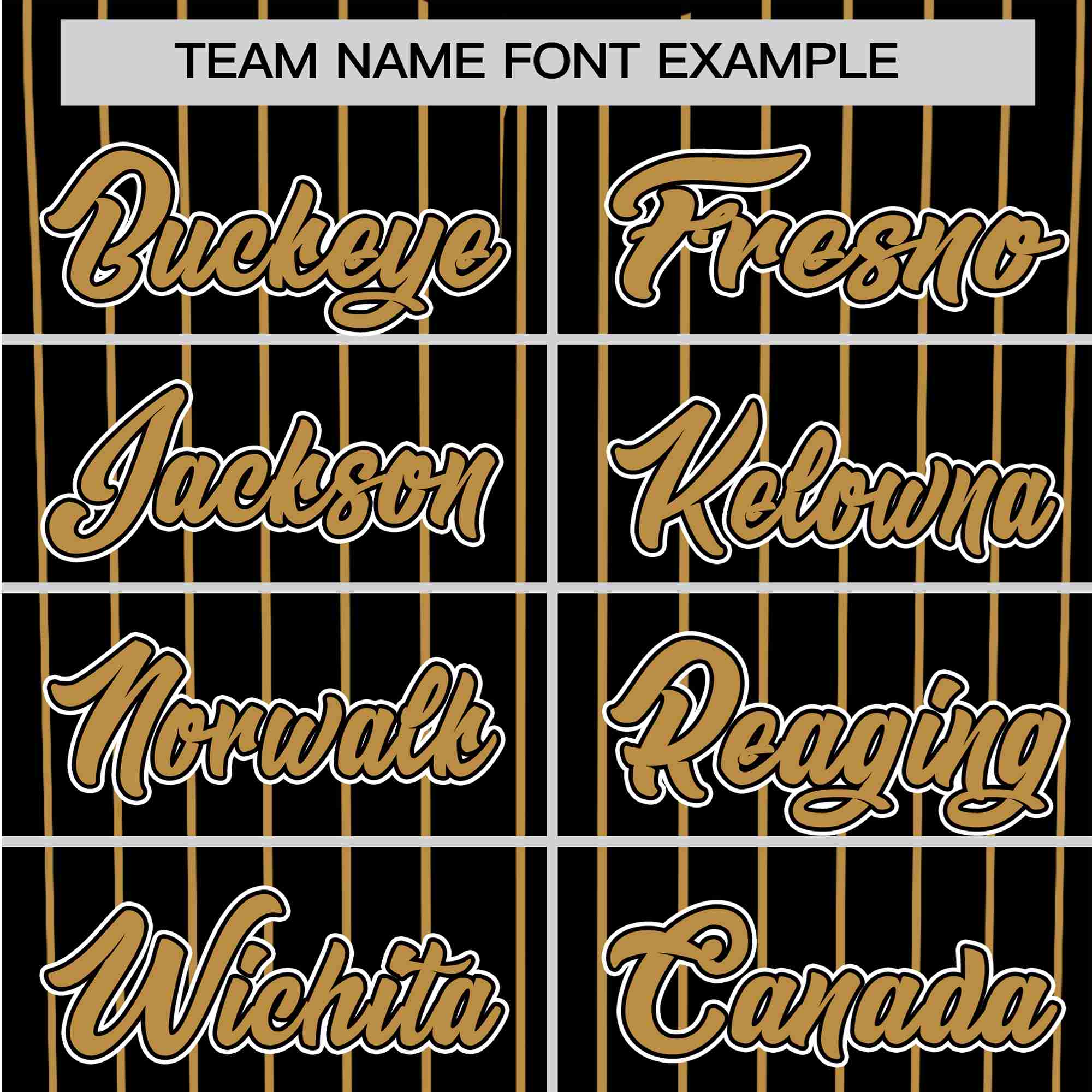 Custom Black Old-Gold Pinstripe Old-Gold White Authentic Baseball Jersey