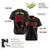 Custom Black Crimson Pinstripe Crimson Old-Gold Authentic Baseball Jersey