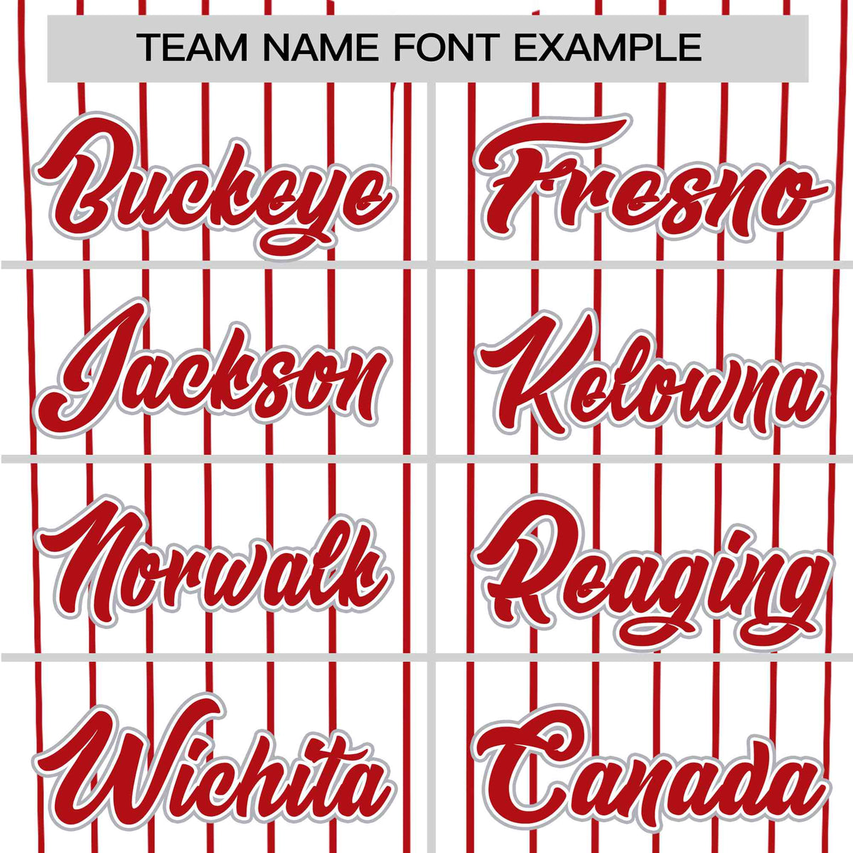 Custom White Red Pinstripe White-Red Authentic Baseball Jersey