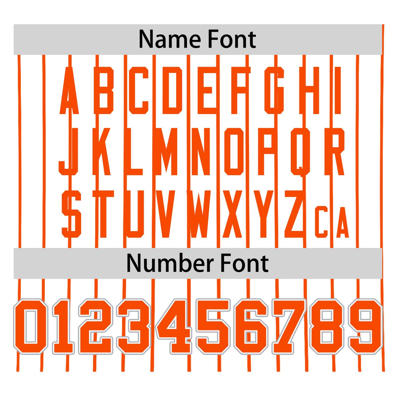 Custom White Orange Pinstripe White-Orange Authentic Baseball Jersey