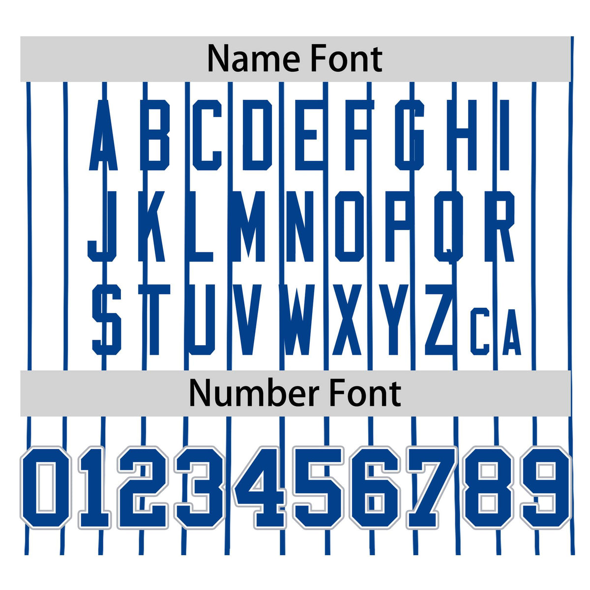 Custom White Blue Pinstripe White-Blue Black Authentic Baseball Jersey