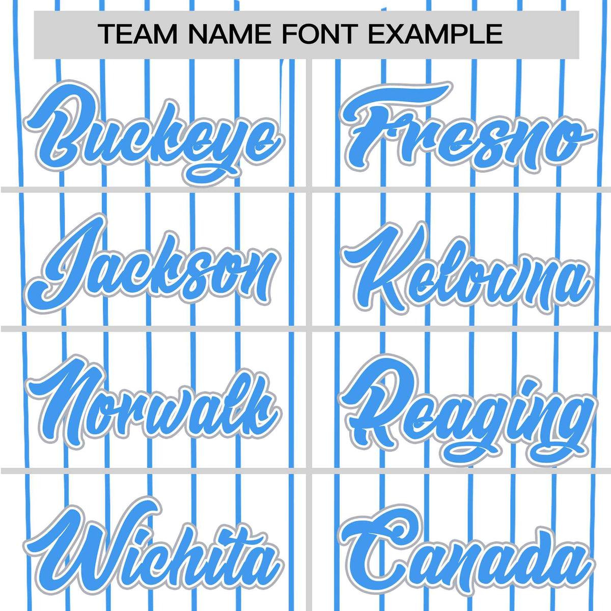 Custom White Blue Pinstripe White-Blue Gray Authentic Baseball Jersey