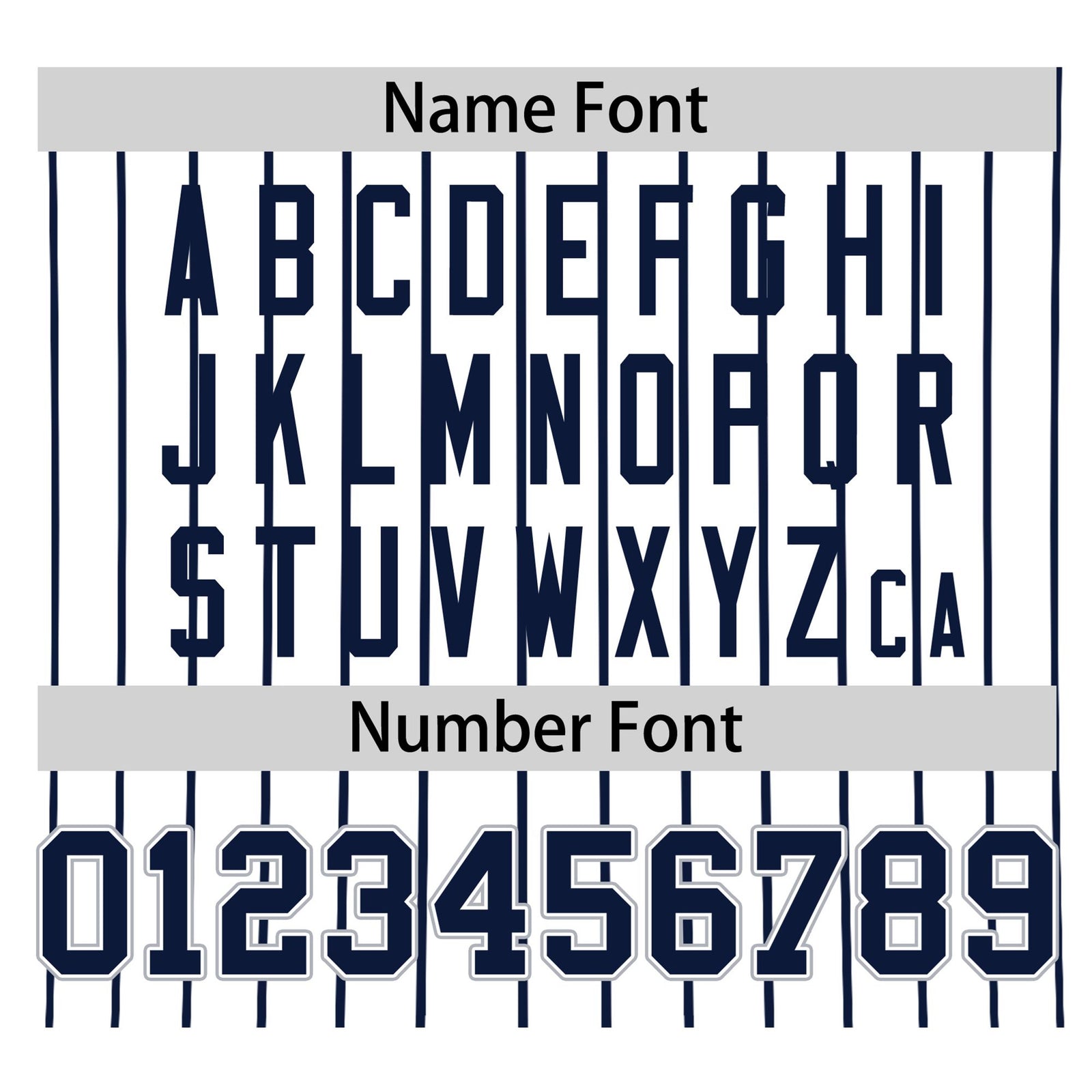 Custom White Navy Pinstripe White-Navy Authentic Baseball Jersey