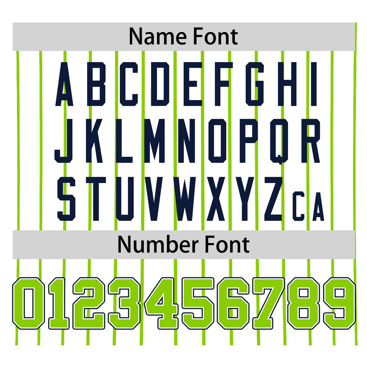 Custom White Neon-Green Pinstripe White Neon-Green Black Authentic Baseball Jersey