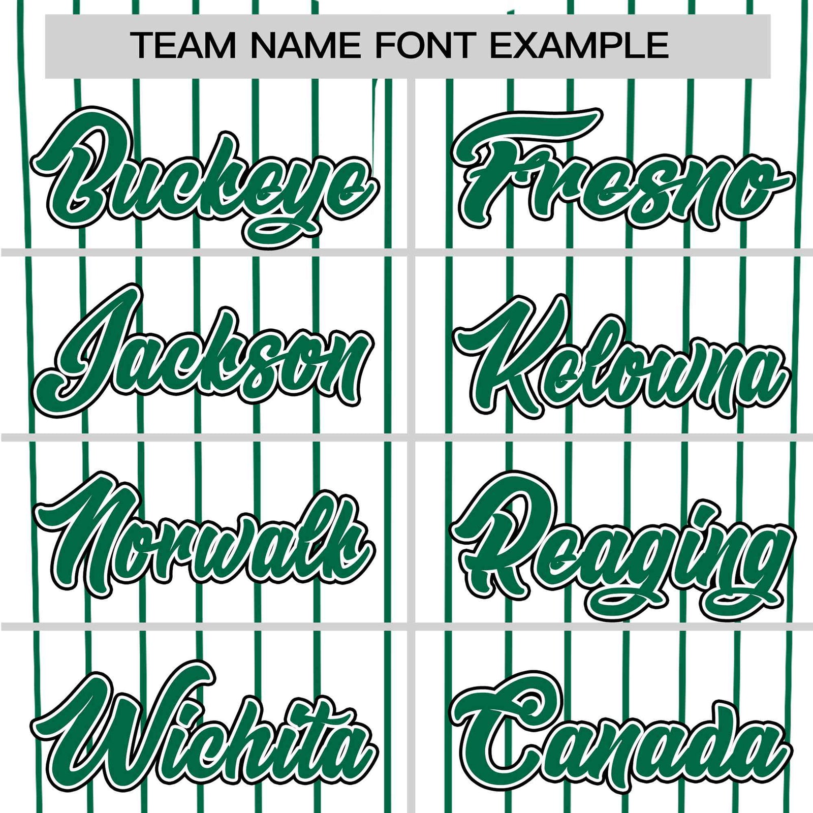 Custom White Kelly-Green Pinstripe White Kelly-Green Black Authentic Baseball Jersey