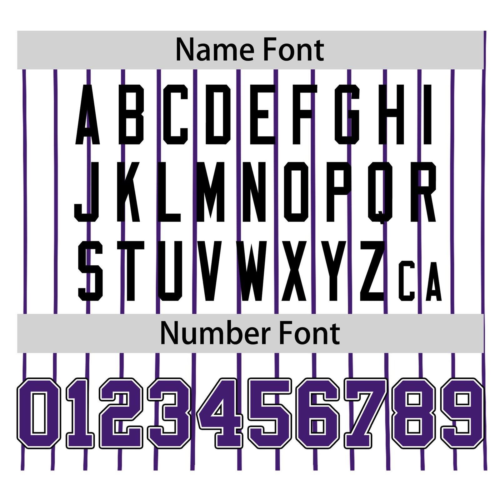 Custom White Purple Pinstripe White-Purple Black Authentic Baseball Jersey