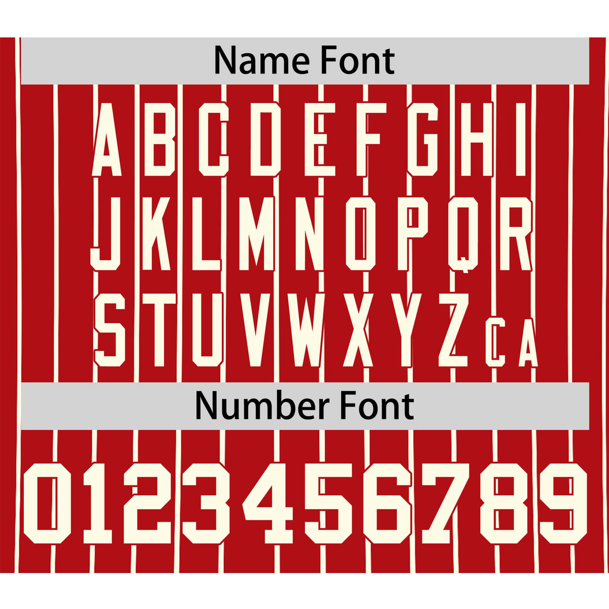 Custom Red Cream Pinstripe Cream-Red Authentic Baseball Jersey