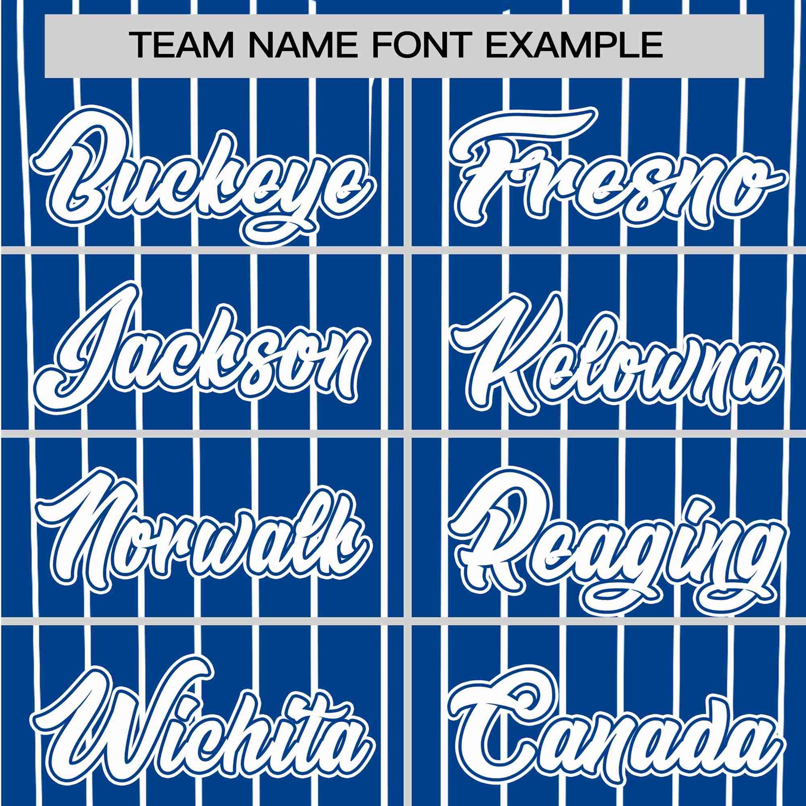 Custom Blue White Pinstripe White-Blue Authentic Baseball Jersey