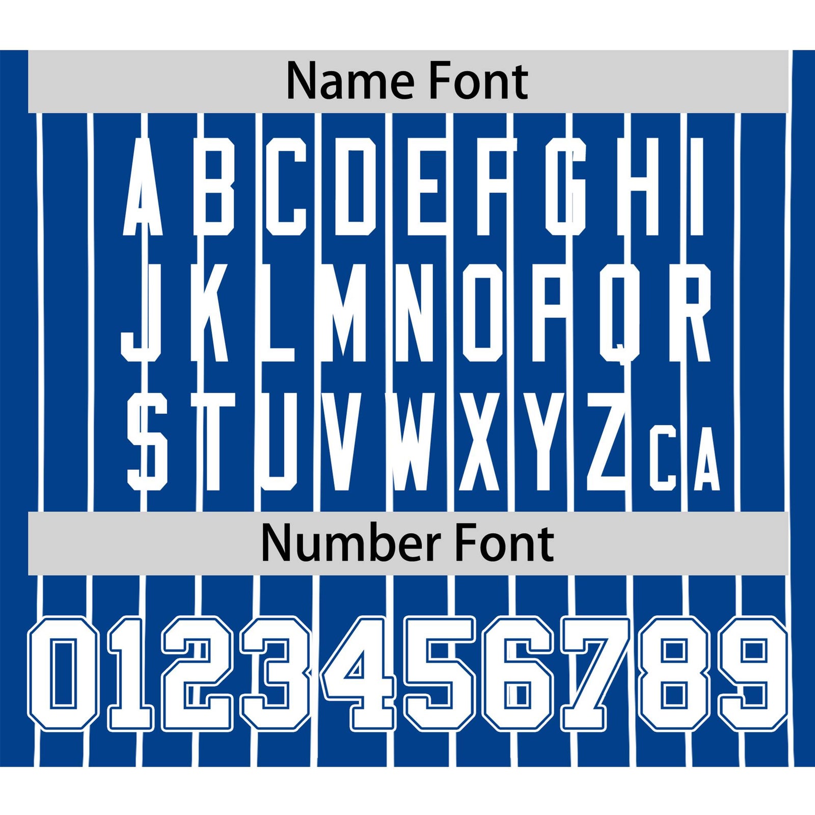 Custom Blue White Pinstripe White-Blue Authentic Baseball Jersey