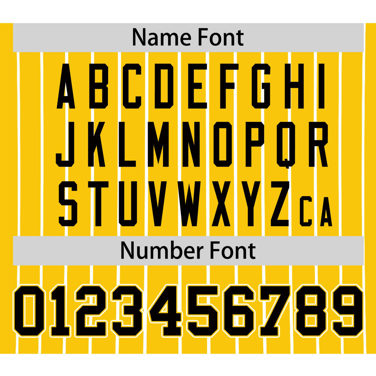 Custom Yellow White Pinstripe Black-White Authentic Baseball Jersey