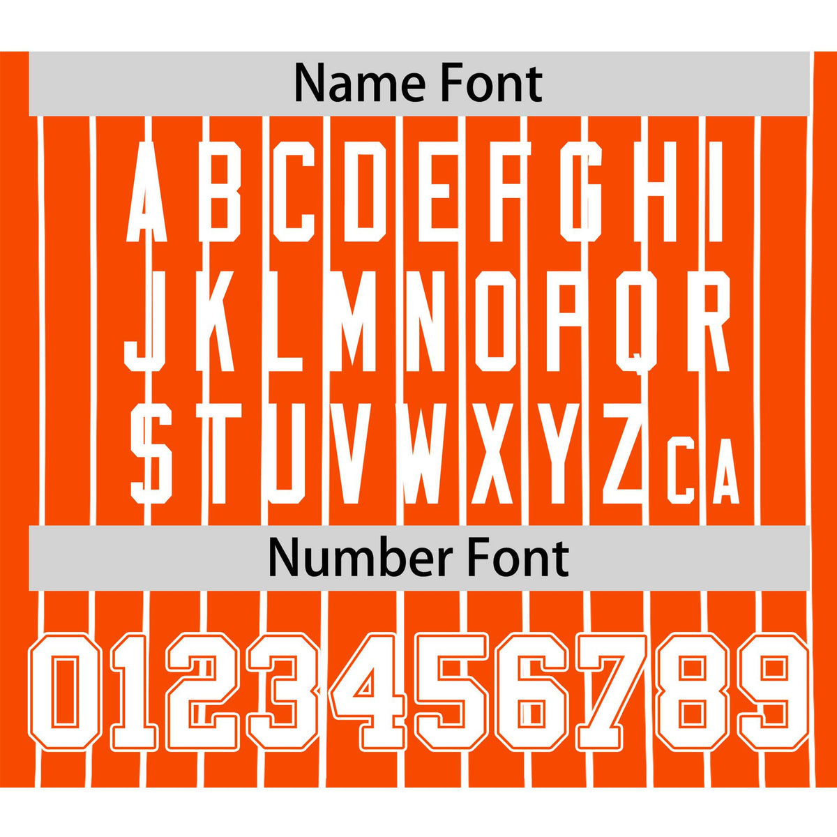 Custom Orange White Pinstripe White-Orange Authentic Baseball Jersey