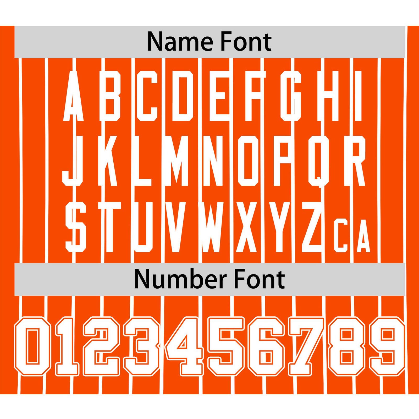 Custom Orange White Pinstripe White-Orange Authentic Baseball Jersey