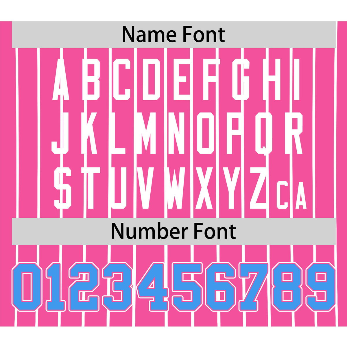 Custom Pink Blue Pinstripe Blue-White Authentic Baseball Jersey