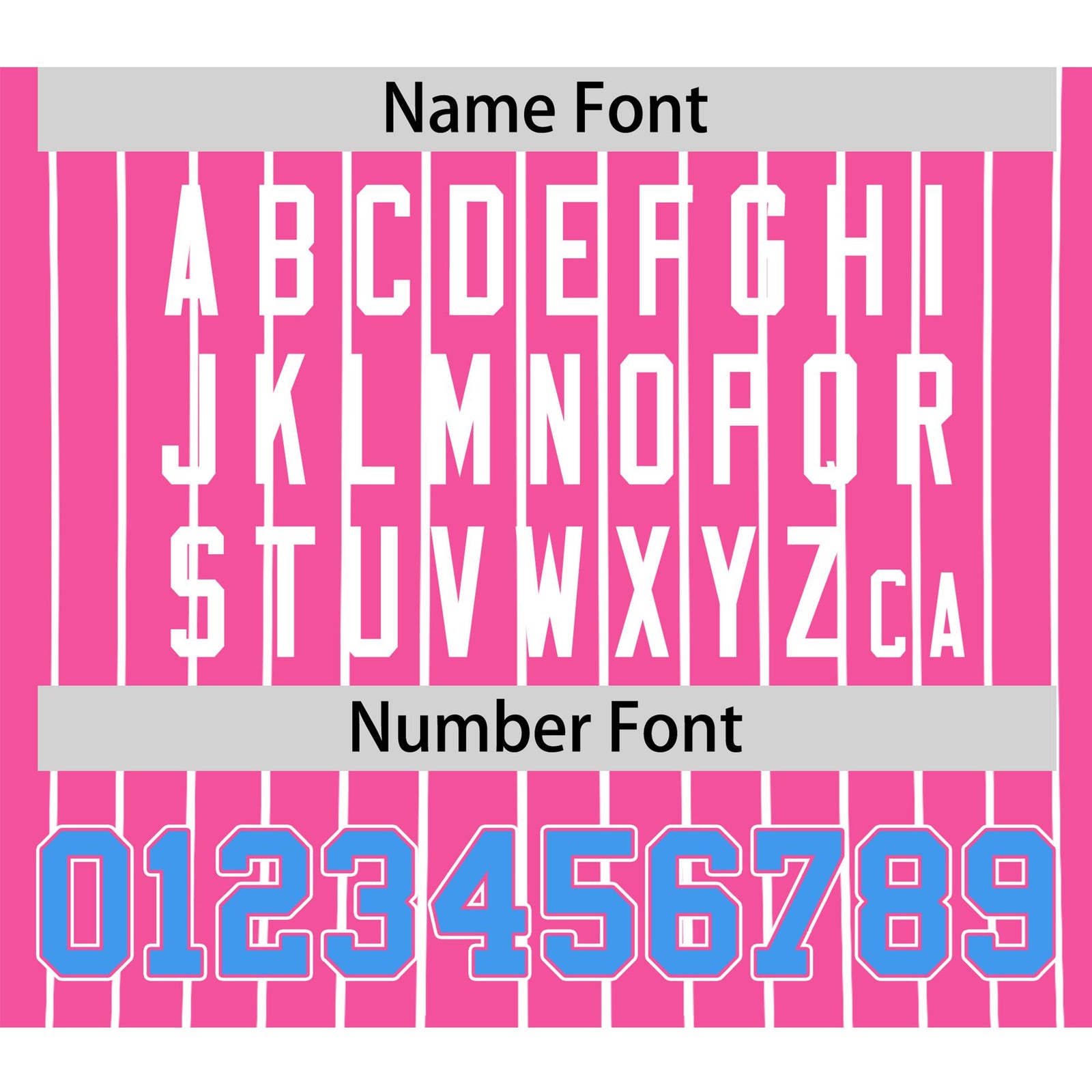 Custom Pink Blue Pinstripe Blue-White Authentic Baseball Jersey