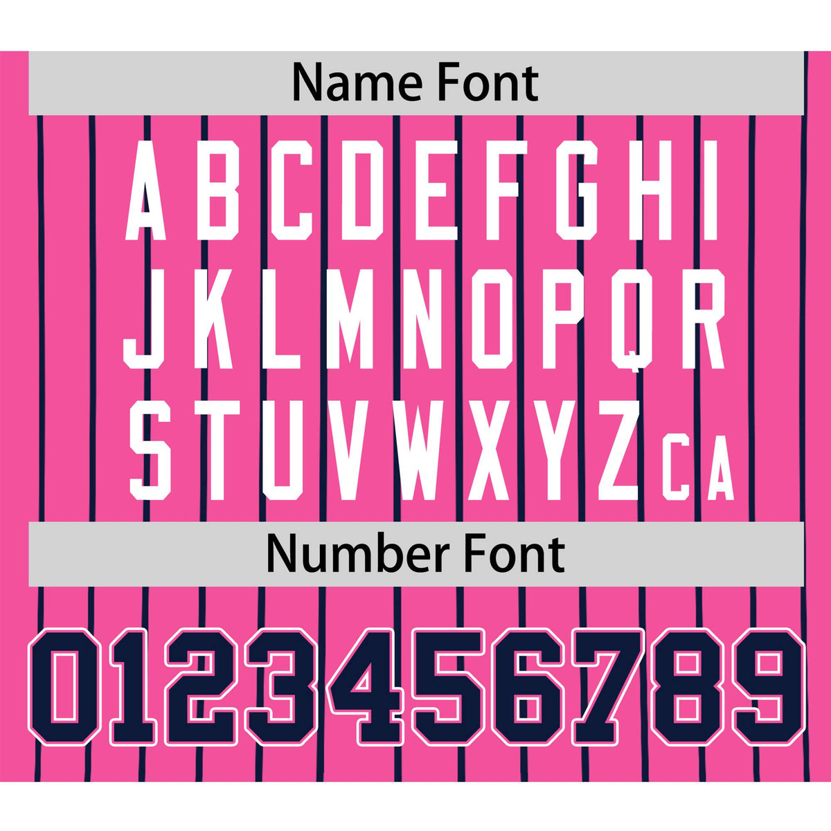 Custom Pink Blue Pinstripe Blue-White Authentic Baseball Jersey