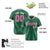 Custom Kelly Green Neon-Green Pinstripe Neon-Green White Authentic Baseball Jersey