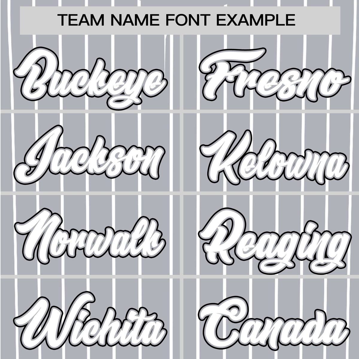 Custom Gray White Pinstripe White-Black Authentic Baseball Jersey