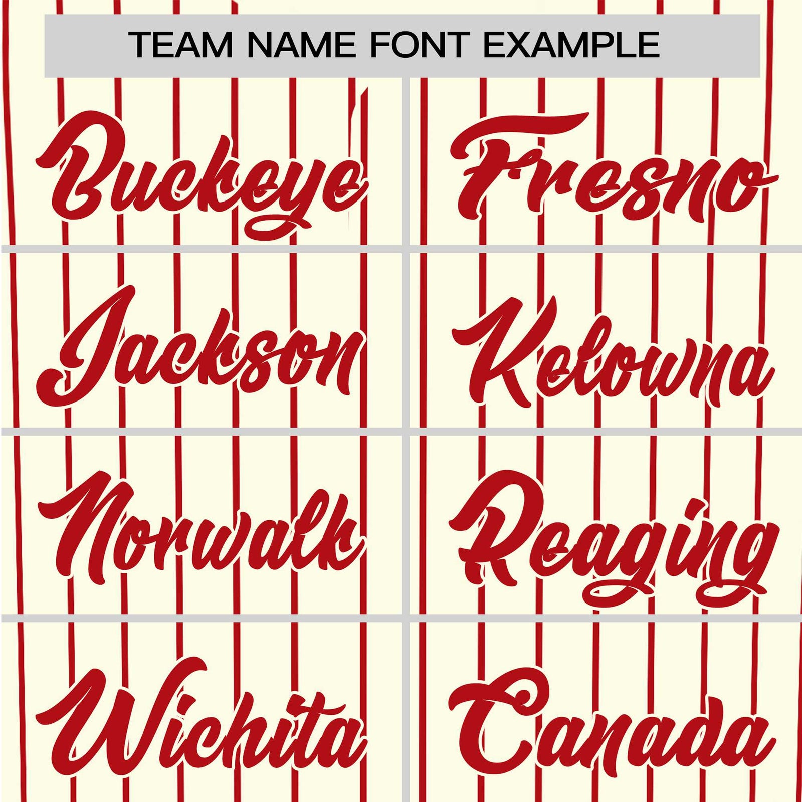 Custom Cream Red Pinstripe Red-White Authentic Baseball Jersey