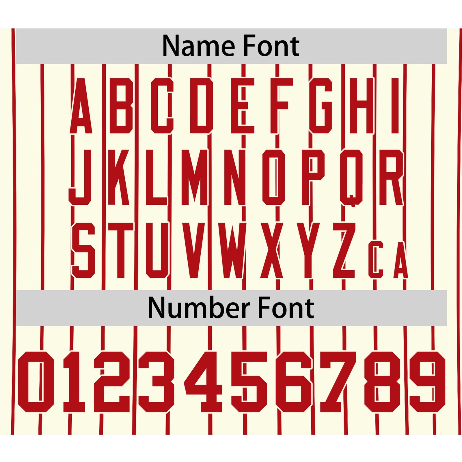 Custom Cream Red Pinstripe Red-White Authentic Baseball Jersey