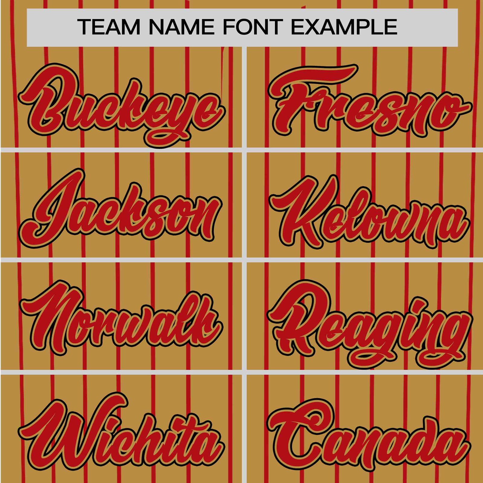 Custom Brwon Red Pinstripe Red-Black Authentic Baseball Jersey