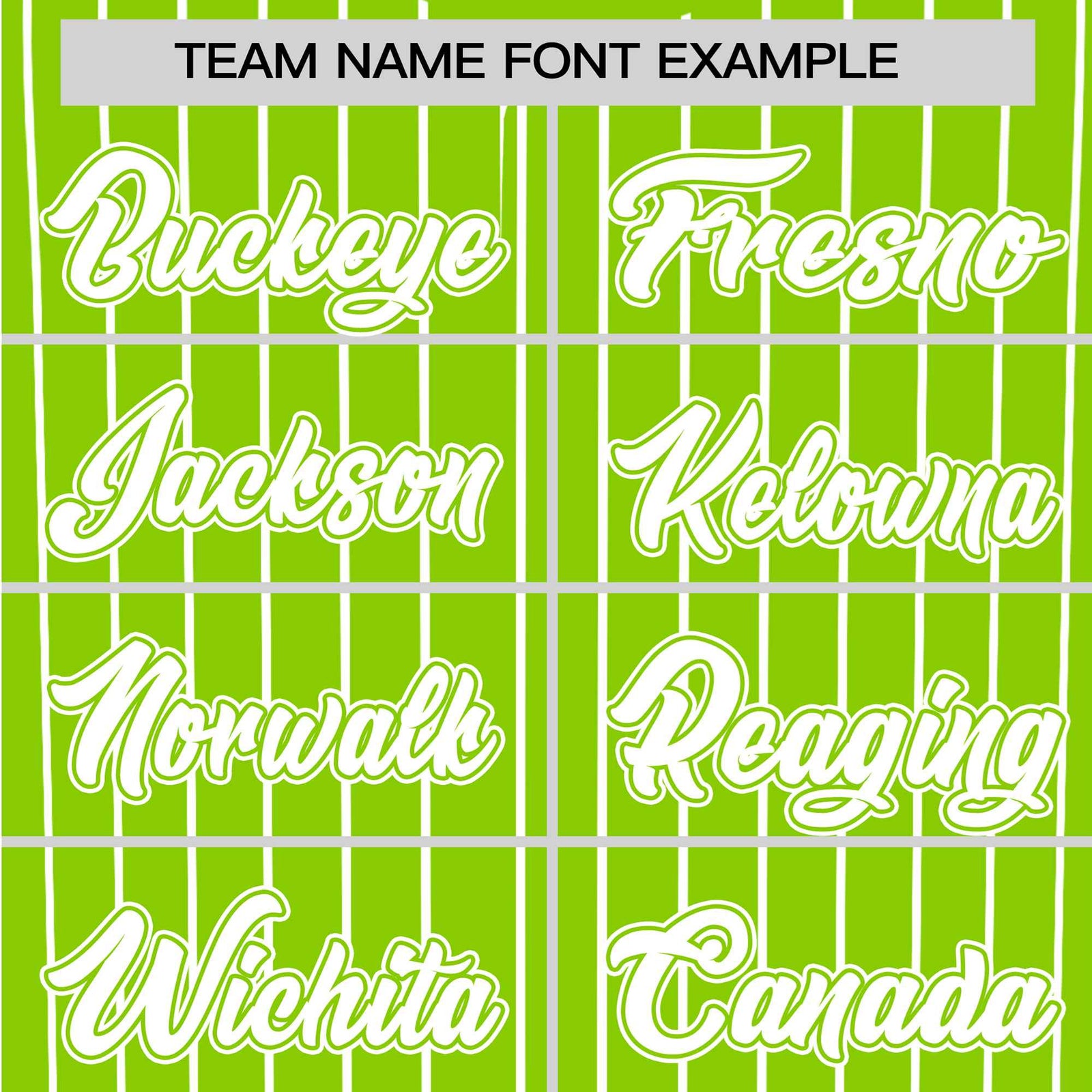 Custom Neon Green White Pinstripe White Neon-Green Authentic Baseball Jersey