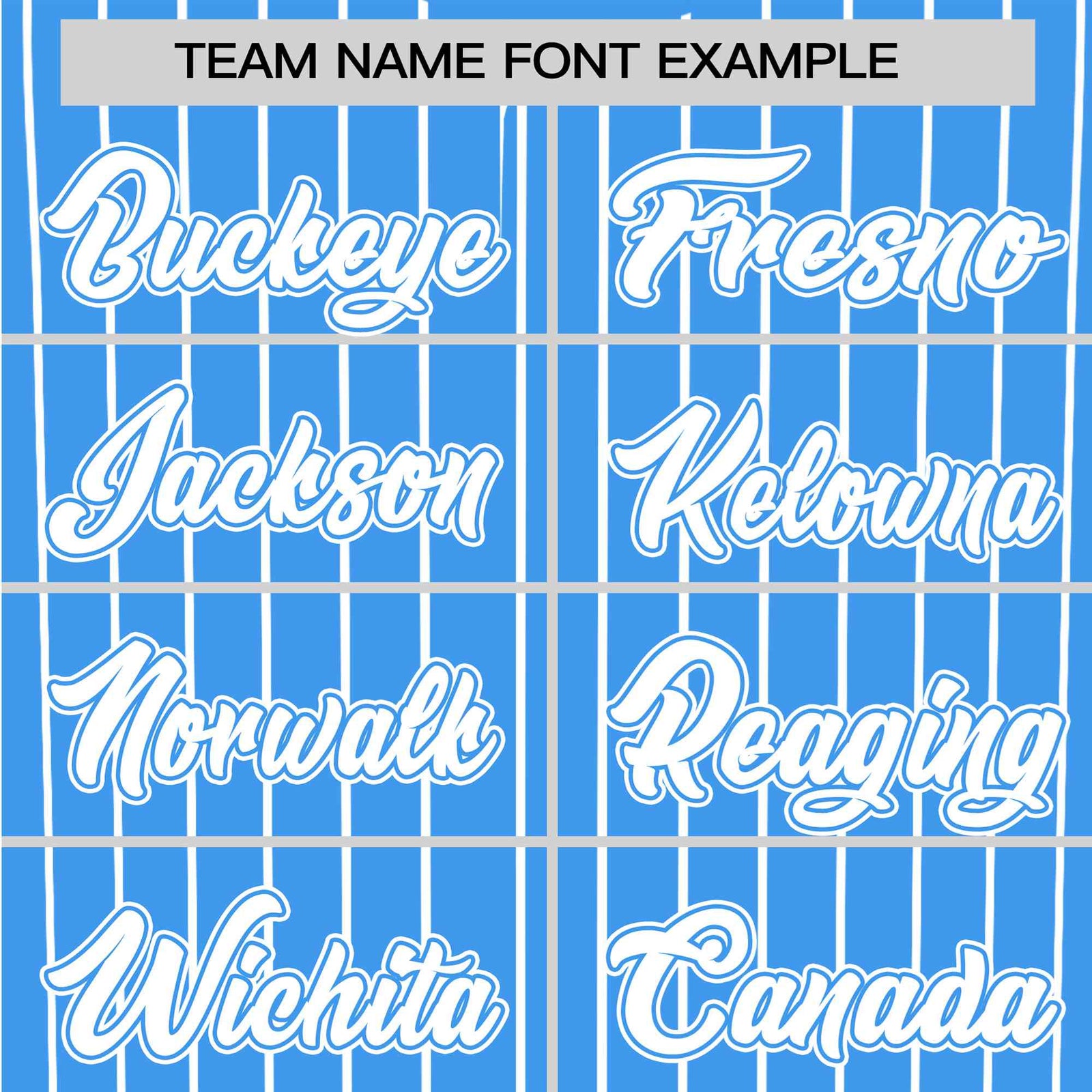 Custom Sky Blue White Pinstripe White Sky-Blue Authentic Baseball Jersey