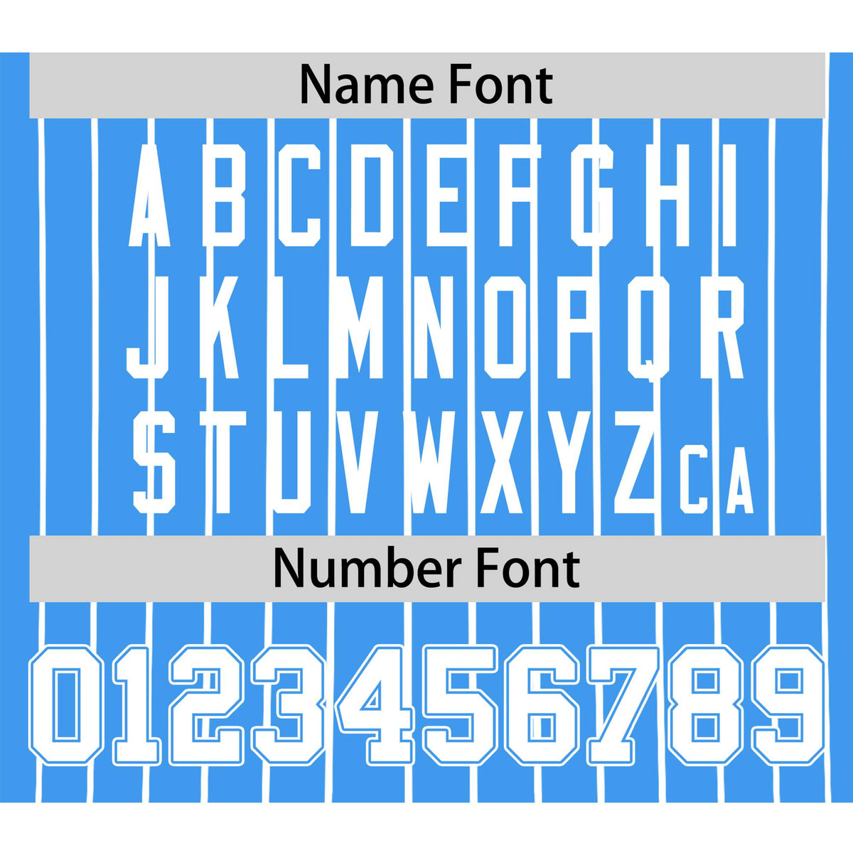 Custom Sky Blue White Pinstripe White Sky-Blue Authentic Baseball Jersey