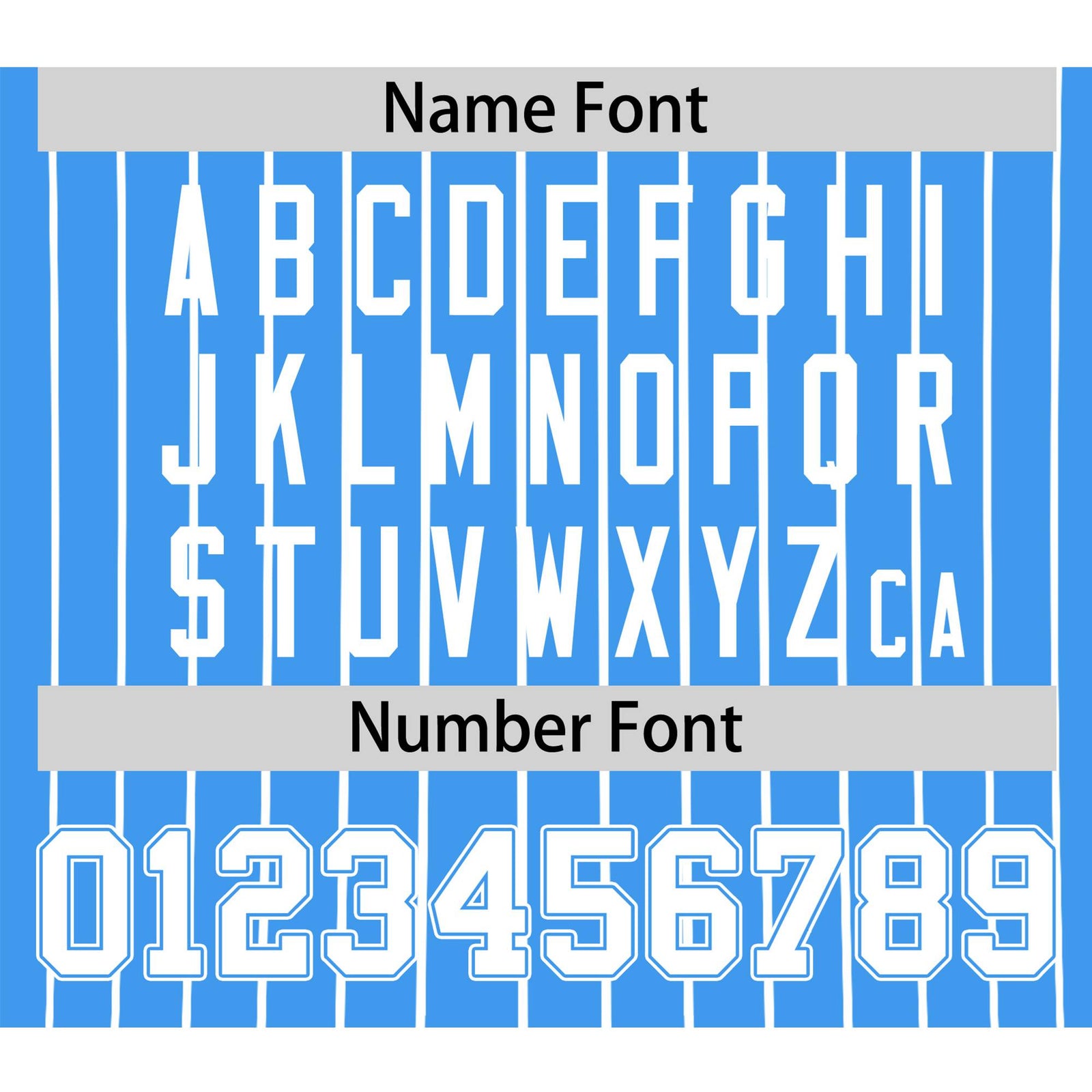 Custom Sky Blue White Pinstripe White Sky-Blue Authentic Baseball Jersey