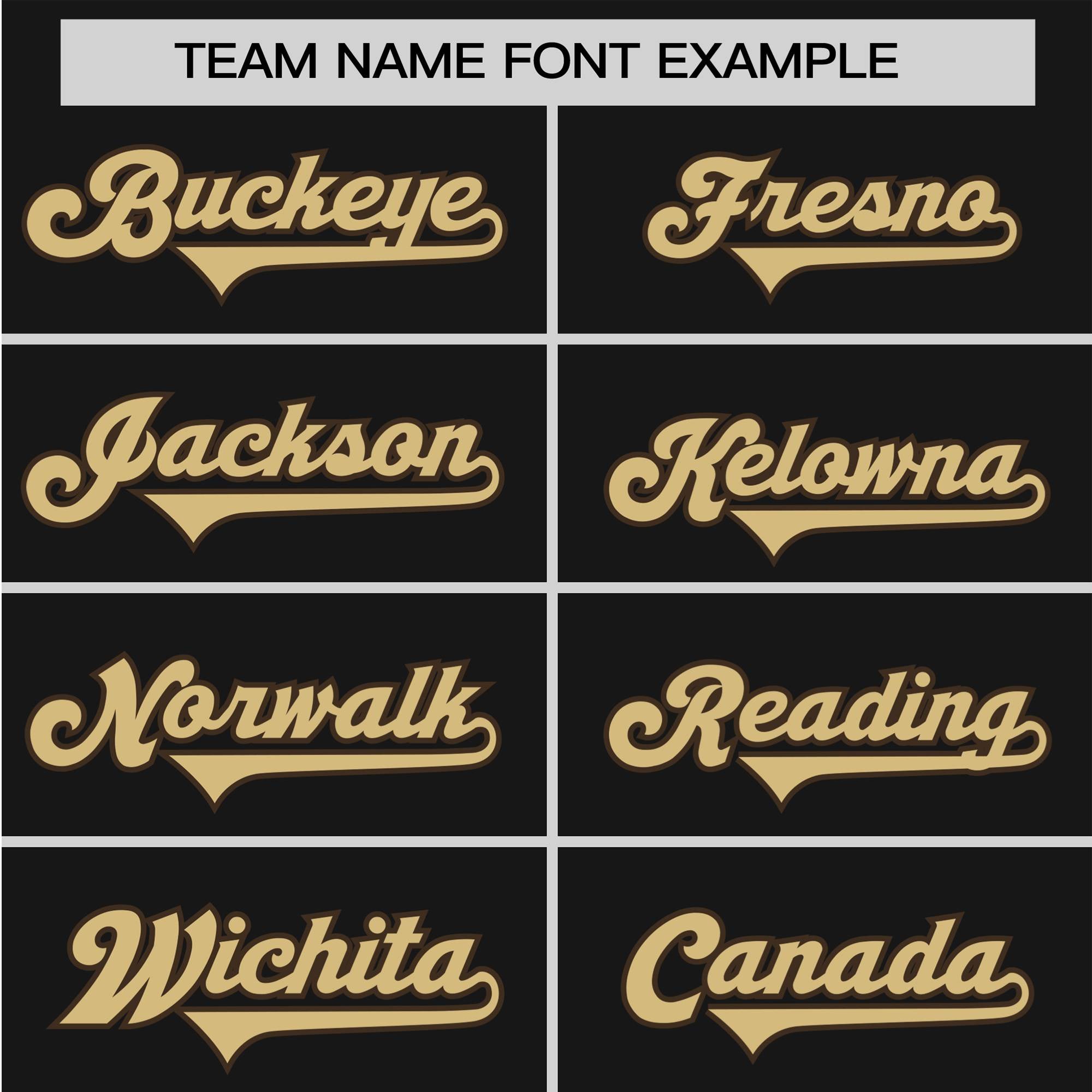 Custom Black Old-Gold White Authentic Plaid sleeve Baseball Jersey