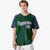 Custom Kelly Green Purple-Gray Authentic Plaid sleeve Baseball Jersey