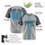 Custom Gray Blue-Brown Authentic Plaid sleeve Baseball Jersey