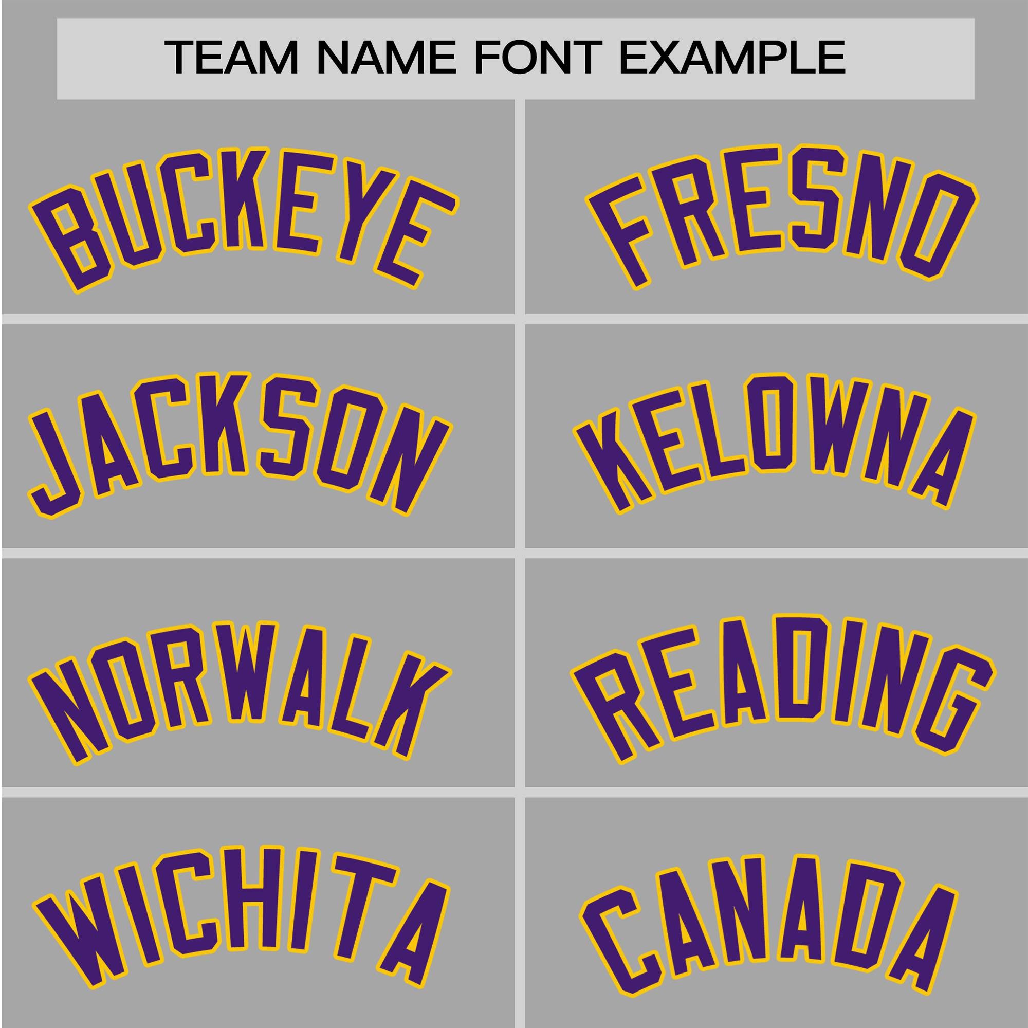 Custom Gray Purple-Yellow Authentic Plaid sleeve Baseball Jersey